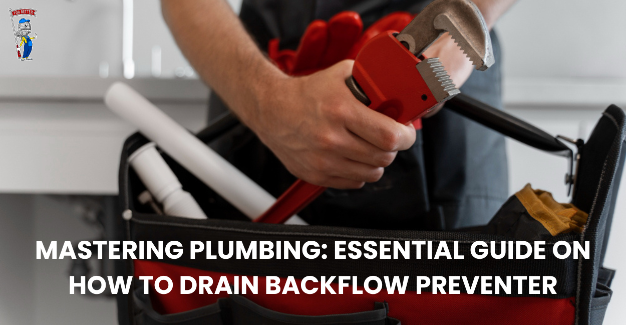 how to drain backflow preventer blog post image