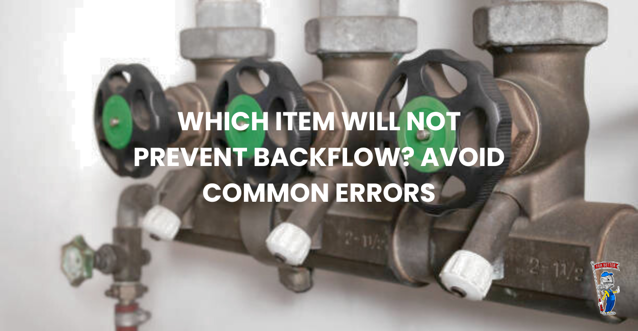 Which Item Will Not Prevent Backflow? Blog Post Image