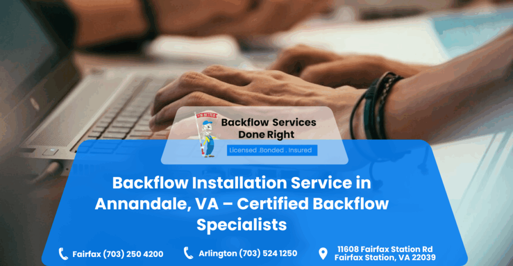 Backflow Installation Service in Annandale Blog Image