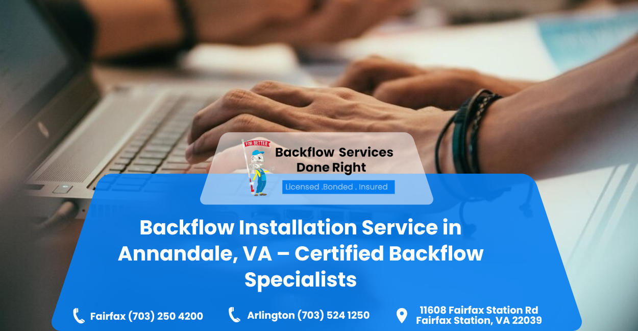 Backflow Installation Service in Annandale Blog Image