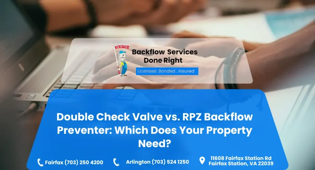 Double Check Valve vs RPZ Backflow Preventer