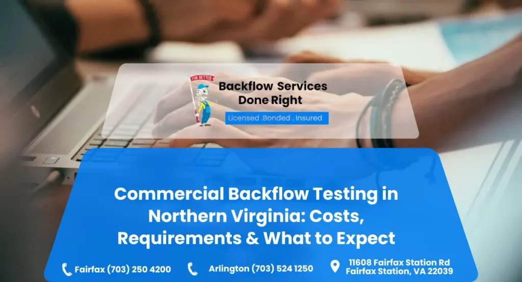 Commercial Backflow Testing in Northern Virginia