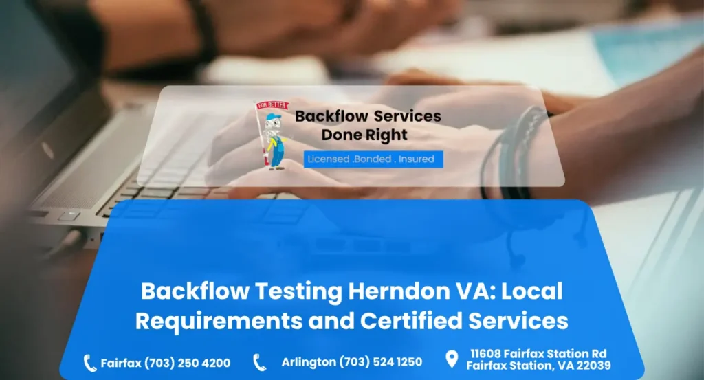 Backflow Testing Herndon VA | Certified Local Services
